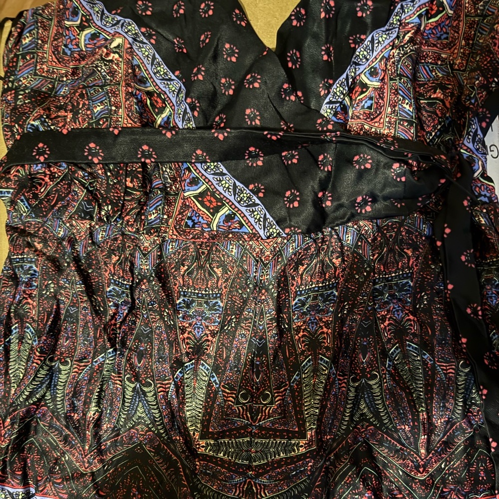 Free People Wrap Effect Printed Jumpsuit (4) - Picture 11 of 11